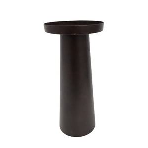 Candelabro blanco de aluminio para decoración del hogar, soporte de vela de diseño moderno para boda, acabado de piedra de humo - Product Image 4