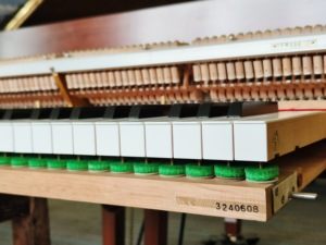 Piano à queue Yamaha G5E marron, excellent état, livraison rapide, finition élégante, touches lisses, fabriqué au Japon G5 - Product Image 4
