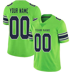 Ropa DE EQUIPO PROFESIONAL Uniforme de fútbol americano Logotipo personalizado Dos camisetas de fútbol para hombres Solo usado - Product Image 6