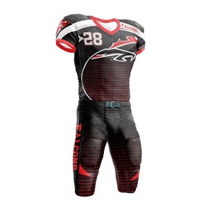 Camiseta Deportiva Personalizada de Manga Corta con Malla y Estampado de Sarga para Entrenamiento de Fútbol Americano Juvenil, Uniforme Sublimado para Hombre - Product Image 5