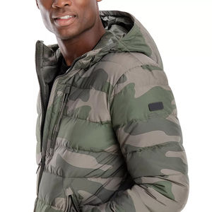 Vente en gros 2024 veste parka d'été pour hommes personnalisée décontractée bouffante coupe-vent avec col à capuche fabriquée à partir de duvet état neuf - Product Image 3