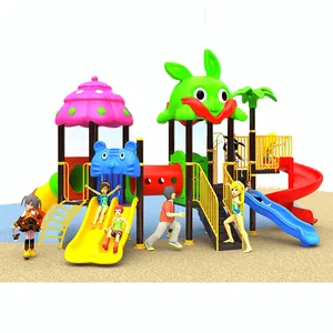 Kindergarten Tube Slide Amusement Park Games Plastic Kids Play Ground Children Outdoor Playground Structure Equipment