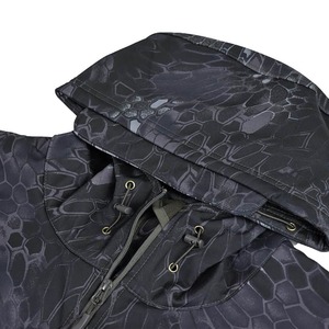 Veste Softshell Personnalisée pour Hommes High Street Imperméable Décontracté Coupe-Vent Chauffant en Nylon Polaire Tissu en Toile Col Montant Vente en Gros - Product Image 2