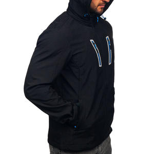 Chaquetas Softshell con Cremallera Delantera y Logotipo Personalizado / Chaquetas Softshell Ligeras y Transpirables para Hombre - Product Image 4