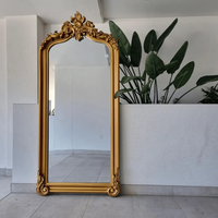 Miroir décoratif moderne en métal et bois, fait main, écologique, personnalisable pour mariage, maison, hôtel, salon, design d'intérieur