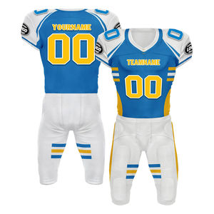 Nuevo Uniforme de Fútbol Americano Sublimado 100% Poliéster al por Mayor, Conjuntos Personalizados de Alta Calidad, Transpirable y Antibacteriano - Product Image 5