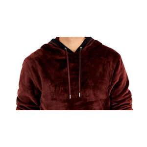 Felpa con Cappuccio in Velluto a Coste INC International Concepts per Uomo, Taglie XL/XS/XS, Etichetta Personalizzata, Vestibilità Regolare, Marrone, Oversize - Product Image 2