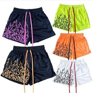 Pantalones Cortos de Baloncesto Personalizados de 5 Pulgadas para Hombre, 100% Poliéster, Casuales, con Diseño Sólido, Transpirables, para Gimnasio - Product Image 2