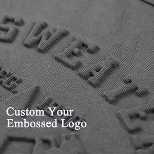 Venta al por mayor OEM transpirable en relieve camiseta logotipo personalizado hombres 100% algodón manga corta crea tu propio estilo diseño personalizable - Product Image 5