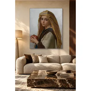 Impression sur toile de Fida Bouguereau : Fille tenant une grenade - Product Image 3