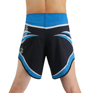 Men's Polyester/Cotton Sublimation Printing Customizable Martial Arts Training Shorts for Kickboxing Boxing MMA BJJ <b>Grappling</b> - Product Image 4