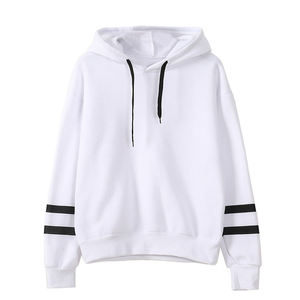 เสื้อมีฮู้ดสำหรับผู้หญิงเสื้อมีฮู้ดแบบสวมหัวมีสีทึบย้อมสี - Product Image 6