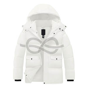 Abrigo de invierno para hombre, chaqueta cálida Parka, chaqueta acolchada impermeable y aislada con capucha extraíble para clima frío - Product Image 1