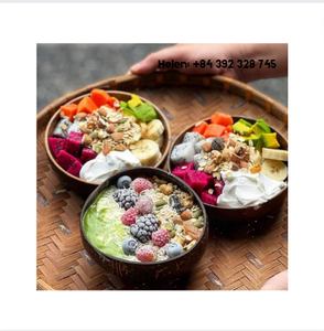 กะลามะพร้าวสีน้ำตาลสำหรับทำกะลามะพร้าวแบบยั่งยืนทำจากเวียดนาม - Product Image 4