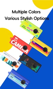 YPORANGEcheng Cámara Mini para Niños con Sensor CMOS, ABS, Pantalla IPS de 1.0" y 120° de Ángulo Amplio, Video y Foto HD, Tamaño de Pulgar - Product Image 2