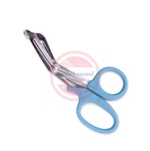 Ciseaux de coupe en acier inoxydable de haute qualité Ciseaux à pansement à poignée en plastique - Product Image 4