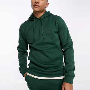 Ensemble de survêtement d'entraînement pour homme de haute qualité, respirant, avec logo personnalisé, surdimensionné, pour la salle de sport, survêtement d'hiver uni, OEM - Product Image 4