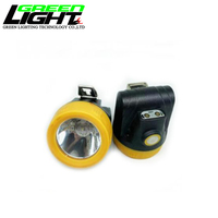 3.8Ah Recargable Miners Cap Lamp Casco inalámbrico Luz 10000lux IP68 PC Material Led Miner Lamp