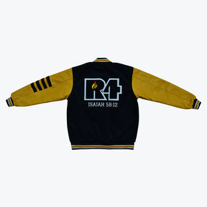 Chaqueta Varsity de Béisbol y Sóftbol de Alta Calidad con Diseño Personalizado y Logotipo Personalizado, Chaqueta Impermeable de Invierno - Product Image 2