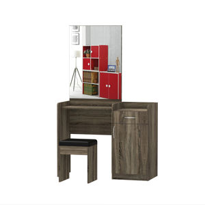 Ensemble de commode en bois pour chambre à coucher, comprend un meuble avec tiroir et un tabouret Fabriqué en Malaisie 1501 - Product Image 2