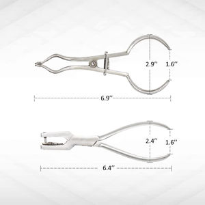 Ensemble d'outils de barrage dentaire en caoutchouc, plaque de poinçonnage en caoutchouc, instruments chirurgicaux d'implantation dentaire par SurgiRight Instrument - Product Image 5
