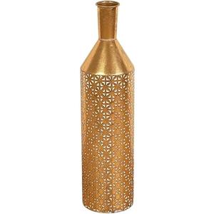 Vase à fleurs en métal couleur or en forme de bouteille Vases à fleurs en fer magnifiques pour les décors d'entrée - Product Image 6