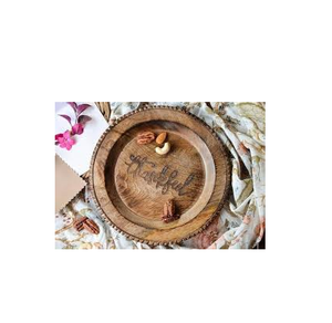 Ensemble de vaisselle en bois écologique pour assiettes avec poignée pour plateau de service Offre Spéciale - Product Image 6