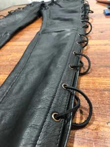 100% pantalon en cuir de longueur régulière de haute qualité/pantalon en cuir de qualité supérieure à séchage rapide - Product Image 4