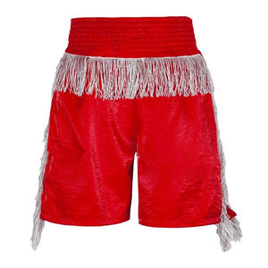 Shorts unisexes décontractés à taille mi-haute avec votre logo, séchage rapide, respirant, en spandex/polyester 220g, pour arts martiaux, salle de sport, Muay Thai - Product Image 3