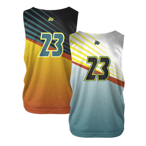 Equipo deportivo Desgaste Poliéster Impresión personalizada Dos botones Diseño personalizado completo Máquina de sublimación de alta calidad - Product Image 1