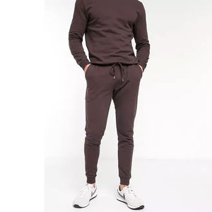 Logo personnalisé sport hommes Jogger survêtements ensemble unisexe XXL décontracté deux pièces automne hiver porter dernière conception - Product Image 6