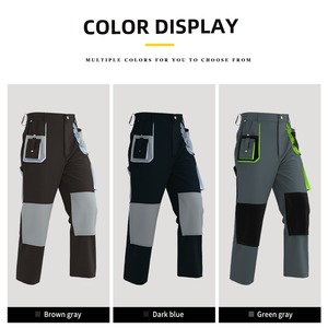 Pantalon Cargo en Coton Durable pour Hommes Uniforme de Travail Respirant avec Multi-Poches pour les Tailles US et UE Pantalon de Travail - Product Image 3