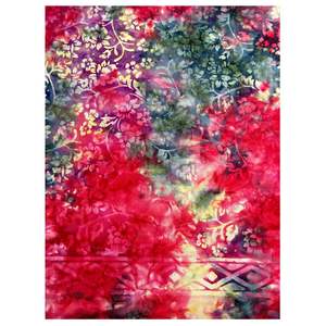 ผ้าซารองคุณภาพส่งออก ทำมือ ไม่ถักทอ น้ำหนักเบา เป็นมิตรกับสิ่งแวดล้อม แห้งเร็ว ลายพิมพ์นามธรรม สีม่วง-น้ำเงิน สำหรับเด็กผู้หญิง อินโดนีเซีย - Product Image 3