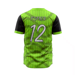 ชุดเบสบอลโพลีเอสเตอร์ 100% ระบายอากาศได้ดี ราคาขายส่งปี 2025 ออกแบบโลโก้ตามสั่งสำหรับทีม พร้อมจำหน่าย - Product Image 4