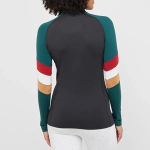 เสื้อขี่ม้าแขนยาวผ้าโพลีเอสเตอร์น้ำหนักเบาแห้งเร็วสำหรับผู้หญิงสีตามสั่ง100% - Product Image 3