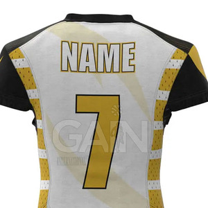 Uniformes de Fútbol Americano Hechos a Medida de Alta Calidad, Manga Corta, Transpirables, 100% Poliéster, Más Vendidos - Product Image 6
