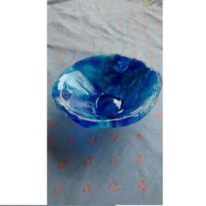 Bol à salade en résine de style exportateur indien, fait main, poli, écologique, pour fêtes, soupes, nouilles, riz, produits de cuisine - Product Image 3