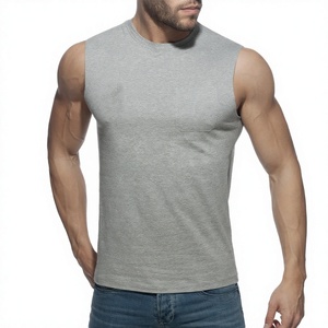 Men Tank Top Quick Dry Breathable Gym Workout Sleeveless Shirt Running Fitness <b>Vest</b> Custom Logo & Design Print OEM - Product Image 1