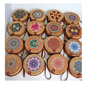 Summer Design Round Rattan <b>Bag</b> Fashion Good Quality Woven Mini Rattan <b>Bag</b> - Top <b>Bag</b> Products Hot for Summer 2024 - Product Image 1
