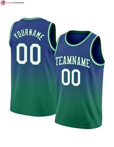 Camisetas de Baloncesto Personalizadas con Logotipo Impreso, Diseño de Equipo, para Adultos, Color Verde, 100% Poliéster, Secado Rápido, Sin Mangas - Product Image 3
