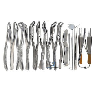 Kit d'extraction orale dentaire 77 pièces avec pinces chirurgicales et élévateurs pour l'extraction prémolaire et l'extraction dentaire - Product Image 3