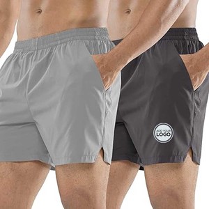 Pantalones cortos deportivos para gimnasio con cremallera para hombre, pantalones cortos de entrenamiento de algodón para correr de 7 "para hombres con bolsillos con cremallera - Product Image 5