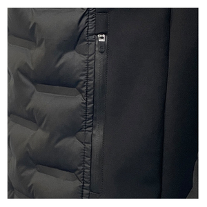 Veste coupe-vent d'hiver unisexe en toile rembourrée avec capuche, services OEM, couleur personnalisée, imperméable et respirante - Product Image 3