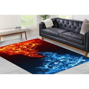 Tapis imprimé : Tapis modernes, Tapis Guerre du Feu et de l'Eau, Tapis de mariage, Tapis en chenille - Product Image 1
