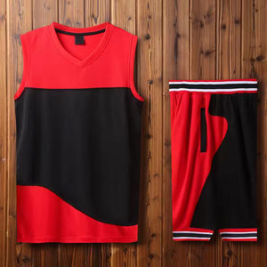 Uniformes de basket-ball unisexe légers respirants de haute qualité à séchage rapide personnalisables ensembles pour adultes grande taille 100% polyester personnalisés - Product Image 3