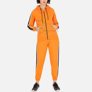 Nuevo Estilo de Trajes Deportivos de Invierno para Mujer, Transpirables, con Capucha, Casuales, de Poliéster/Algodón, Ligeros, Servicio OEM, Personalizables - Product Image 1
