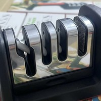 Aiguiseur de couteaux de cuisine manuel à 3 étapes avec base antidérapante |   Outil d'affûtage professionnel |   Outils de cuisine en gros OEM