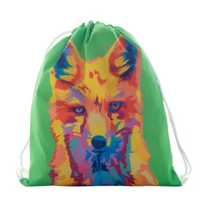 CreaDraw <b>Kids</b> Personalized <b>Drawstring</b> Sportpacks Customizable Promotional Merchandising <b>Bag</b> - Product Image 1