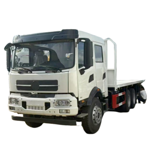 יצרן dongfeng 6*4 10 גלגלים בינלאומי מיטת משאית שטוח בינלאומית לשאת מחפר - Product Image 1