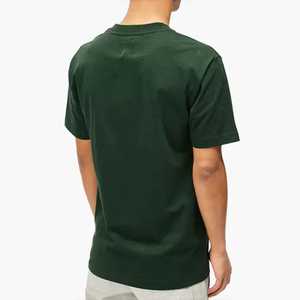 Wholesale Customised Summer New <b>Green</b> Color Heavyweight 260G Loose Short Sleeve Streetwear <b>T</b>-<b>Shirt</b> for <b>Men</b> - Product Image 6